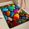 Alfombrilla de baño de adoquines transfronteriza suave de tierra de diatomeas para suelo alfombrilla de suelo de cocina baño puerta antideslizante absorbente resistente a la suciedad pies
