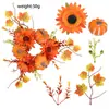 Suporte de Vela Decorativo para Festival da Colheita de Outono Luz de Velas Florais Decorativas Decoração para Casamento Aniversário Celebração de Casamento Festa de Natal