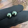 Agujero Único Alta Calidad Vidrio Perla Falsa Medio Agujero Accesorios Colgantes de Aretes DIY Perla Falsa Swarovski Bolas Redondas Venta al por Mayor