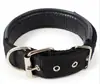 Suministros para mascotas perro collar de cuero suave forrado hebilla de hierro de polipropileno espuma collar para perro ajustable collar bufanda punto venta al por mayor