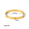 Explosões de Comércio Exterior Europeu e Americano Design de Luxo Leve de Alta Qualidade Estrela Bamang Zircônio Retrô Pulseira de Aço Inoxidável Ouro Real 18K