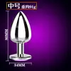 Plug Anal Feminino para Masturbação, Expansão Anal Masculina Plug Anal de Metal, Ferramenta de Brinquedo Sexual para Adultos com Cauda