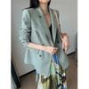 Traje de pantalón ancho para mujer estilo británico primavera y otoño versión coreana de moda casual moda