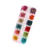 Unhas Novo Estilo Japonês Manicure Flores Secas Joias Atacado DIY Colorido Gypsophila Renda Flor Real Acessórios de Unha