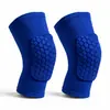 Joelheiras de Colmeia Finas de Verão para Mulheres, Específicas para Esportes, Antiderrapantes, Proteção Profissional para Articulação do Joelho de Corrida, Estilo Curto
