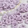 Ding Yi Cuentas Espaciadoras de Ola Colorida Luna Fría Galvanizado Nuevo Color Sólido Cuentas Acrílicas Accesorios de Materiales para Joyería Hecha a Mano DIY
