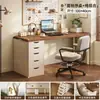 Escritorio y estantería integrados para dormitorio de apartamento pequeño, nuevo escritorio de computadora de escritorio con cajón, tocador, escritorio de escritura, escritorio de estudio