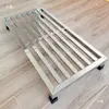 Base de Acero Inoxidable para Hogar Soporte Base Pad Elevador para Aire Acondicionado Refrigerador Capa Única Resistente Ligero Estantería de Almacén Estante de Almacenamiento