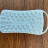 Nuevo cepillo de baño cuadrado de silicona con gancho, cepillo de baño de champú de doble cara, cepillo de tacto suave para bebé, venta al por mayor