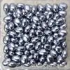 Perlas de Imitación Ovaladas de Medio Agujero, Perlas de Imitación Tipo Arroz, Perlas con Forma de Arroz, Perlas de Imitación de Concha, Perlas Sueltas Blancas, Materiales para Accesorios Semi-Terminados de Bricolaje