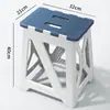 Taburete Plegable, Banco Portátil, Simple y Engrosado, Taburete de Exterior Ultraligero, Herramienta Mágica que Ahorra Espacio