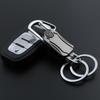 Con un llavero de cuchillo colgante para llaves de coche de hombre, liberador, llavero exprés, abridor de cerveza universal, llavero