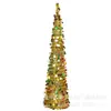 Árbol de Navidad de Lentejuelas de Colores Transfronterizo, Árbol de Navidad Plegable, Adorno para la Atmósfera de Fiesta Navideña en Casa
