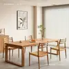 Nueva Mesa de Comedor Rectangular de Madera Maciza Estilo Chino Mobien con Tablero Grande Escritorio de Estudio Mesa Rectangular para Negociaciones de Oficina Comercial