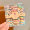 Diademas de Colores Estilo Coreano para Niñas que No Dañan el Cabello, Bandas Versátiles para el Cabello de Niñas Pequeñas, Accesorios para el Cabello de Alta Elasticidad
