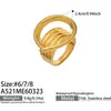 Múltiples Estilos de Anillos Lisos Curvos, Anillos Apilables de Acero Inoxidable Chapados en Oro, Juego de Anillo y Pulsera de Lujo de Nicho para Mujer
