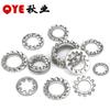 Arandela de flor de crisantemo M2-m 27 acero inoxidable 304 Daquan junta antirretorno multidentada arandela de seguridad dentada externa interna y externa