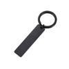 Llavero de Acero Inoxidable, Placa Militar Forma Redonda Larga, Grabado Láser, Desde 1 Yuan, Llavero Redondo de Regalo