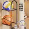 Estante de almacenamiento para baloncesto, cesta de almacenamiento para colchonetas de yoga, estante colgante para equipo deportivo, estante de almacenamiento para equipo de gimnasio