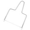 Molde de acero inoxidable para cortar queso, para tartas, rebanadas divididas, herramientas para hornear en capas, con doble línea de lazo, alambre para pan
