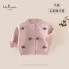 Nueva Colección de Otoño: Ropa Clase A para Bebés y Niñas Pequeñas - Suéter Suave y Cómodo, Cárdigan de Punto con Cuello Redondo para Bebé Niña, Prendas de Punto