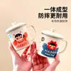 Jardín de Infancia 316 Taza de Beber Infantil Taza de Leche de Dibujos Animados con Asa Taza de Aprendizaje linda para Bebés Taza de Desayuno para el Hogar