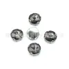 Rhinestone de Garra cosido a mano en forma de D para Satélite Montura K Blanca con Agujero Vidrio Accesorios de Ropa DIY Materiales Hechos a Mano para Vestido de Boda