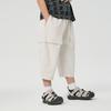 Pantalones Capri de Verano Casuales para Niños Europeos Pantalones de Verano para Niños Ropa Infantil Bebé Niños Medianos y Mayores Pantalones Anti-mosquitos de Verano Finos