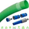 Venta al por mayor de fábrica 12 mm Manguera de agua para lavado de autos de jardín Pistola de agua Juego de 4 piezas Manguera de agua de jardín de PVC Manguera de carga Manguera de agua para jardinería