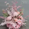 Flores para el camino de la boda flores para la mesa del hotel macetas bolas de flores decoración del escenario de la boda arte floral terminado