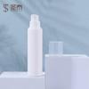 Suministro en stock botella de loción de PP con tapa de broche de 50 ml tipo dispensador material de empaque cosmético subbotella para crema loción