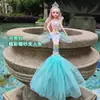Fabricante 45 cm Vestido de Novia Musical con Luces Sirena Alas de Luz Ángel Muñeca Brillante Juguete Inteligente para Niños