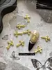 Acessórios de Unha Cruzados de Liga Estilo Punk Retrô Brilhantes Coração Gótico Strass para Unhas Acessórios Vestíveis 3D Atacado
