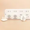 Productos Domésticos Universales de Seguridad para Bebés Enchufe de Seguridad Bifásico de 2 Orificios y 3 Pines Cubierta Protectora Cubierta de Protección Eléctrica para Niños