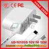 Adaptador de Corriente de Monitoreo 12V2A 12V1.5A 12V1A Resistente a la Lluvia Montado en Pared Fuente de Alimentación de Pulgar Hikvision