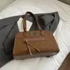 Mochila Feminina Popular Outono e Inverno 2025 Nova Mochila Versátil para o Dia a Dia Bolsa de Ombro Tote Multifuncional Estampa de Leopardo