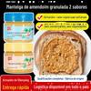 Manteiga de amendoim com sal marinho partículas de sabor original molho de pão sanduíche de café da manhã molho de amendoim fitness molho de tempero de comida leve