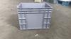Caja Plástica Grande Caja de Volteo Rectangular Caja para Peces y Tortugas Caja de Logística Caja Grande para Cría de Tortugas Cesta con Marco de Plástico