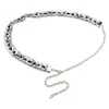 Cinta de Lentejuelas de Moda con Cadena Metálica para la Cintura de Diseño Único para Combinar con Vestidos y Trajes, Cadena Decorativa para la Cintura que Ceñe y Adelgaza