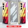 El Nuevo Modelo es Adecuado para Funda de Teléfono Móvil Plegable Samsung Zfold8Ultra, Cubierta Protectora Galvanizada Creativa y de Moda para Hombres y Mujeres