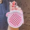 Llavero de Tablero de Dibujo con Bolas de Acero Magnético para Alivio del Estrés de Gato Lindo Juguete de Dibujos Animados Adorno Divertido Colgante para Bolsa Venta al por Mayor