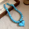 Collar de doble capa con cuentas acrílicas transfronterizo europeo y americano, cadena para la clavícula de lujo ligero de alta gama, joyería de estilo étnico vintage al por mayor