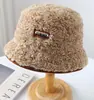 Sombrero de Pescador de Lana de Cordero para Mujer, Grueso y Cálido de Felpa para Otoño e Invierno, Versátil y Favorecedor, Moderno