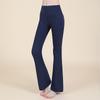 Pantalones Deportivos Acampanados Elegantes Adelgazantes de Cintura Alta Nuevos Levanta Caderas Vientre Pilates Pantalones Ajustados Moda Micro Pantalones de Yoga