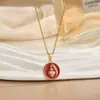 Colgante de Lujo Ligero Estilo Coreano y Japonés Dulce y Elegante con Diseño Único, Accesorio de Collar de Acero de Titanio que No se Desvanece para Mujer