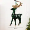 Adornos navideños para mascotas, decoraciones de ciervos, suministros navideños, suministros para fiestas, decoración de ambiente, colgantes de lazo