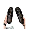 Zapatos Mary Jane Tallados Retro para Mujer, Nuevo Estilo Veraniego, Punta Cuadrada, Tacón Plano, Suela Suave, Zapatos Planos para el Trabajo, Estilo Coreano