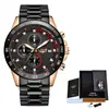 Reloj de Cuarzo Multifuncional Impermeable para Hombre Lige/Lige