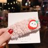 Estilo coreano Internet Popular ins Hairpin Super Fada Lã de Cordeiro Simples Mori Estilo Menina Hairpin Plush Side Clip Clip