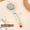Cuchara Filtro Dopamina 304 Oreja Única Doble Oreja Colador Filtro para Leche de Soya Jugo Colador de Cocina Horneado Azúcar Glas Harina